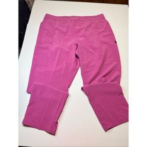 Scrubstar Pink Guava Scrub Pants with Leg Zippers Size 3XL